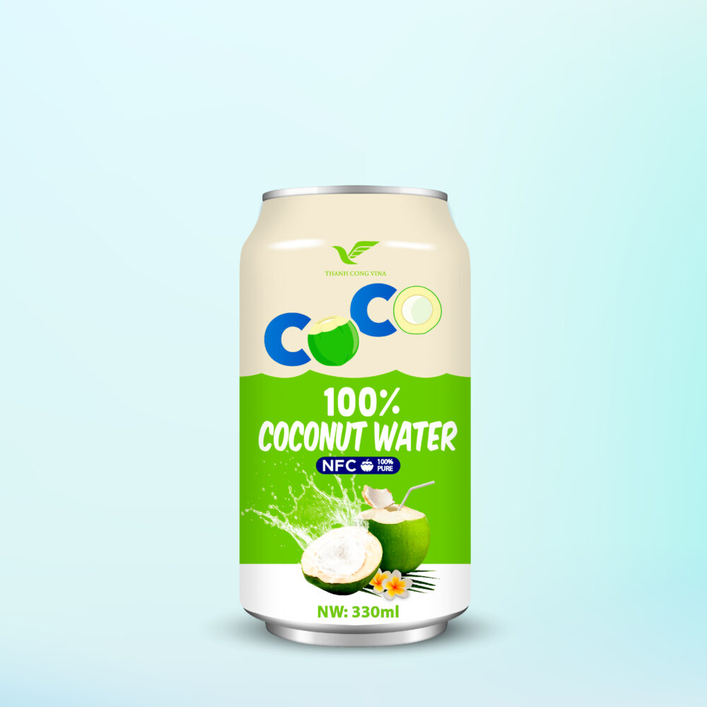 330ml TCVN Canned Coconut water