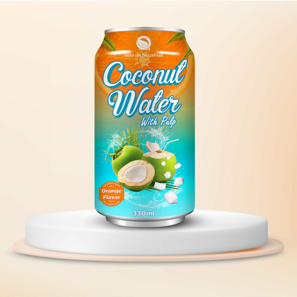 330ml TCVN Coconut water with orange