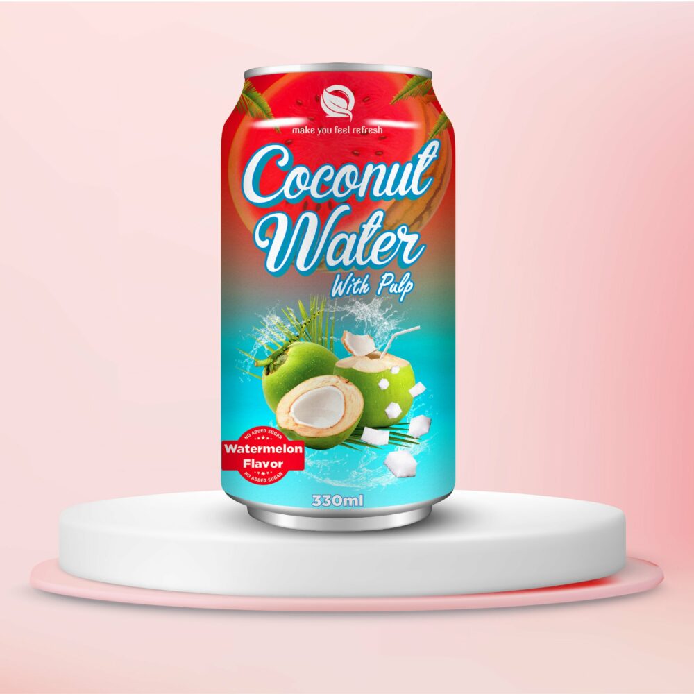 330ml TCVN Coconut water with watermelon