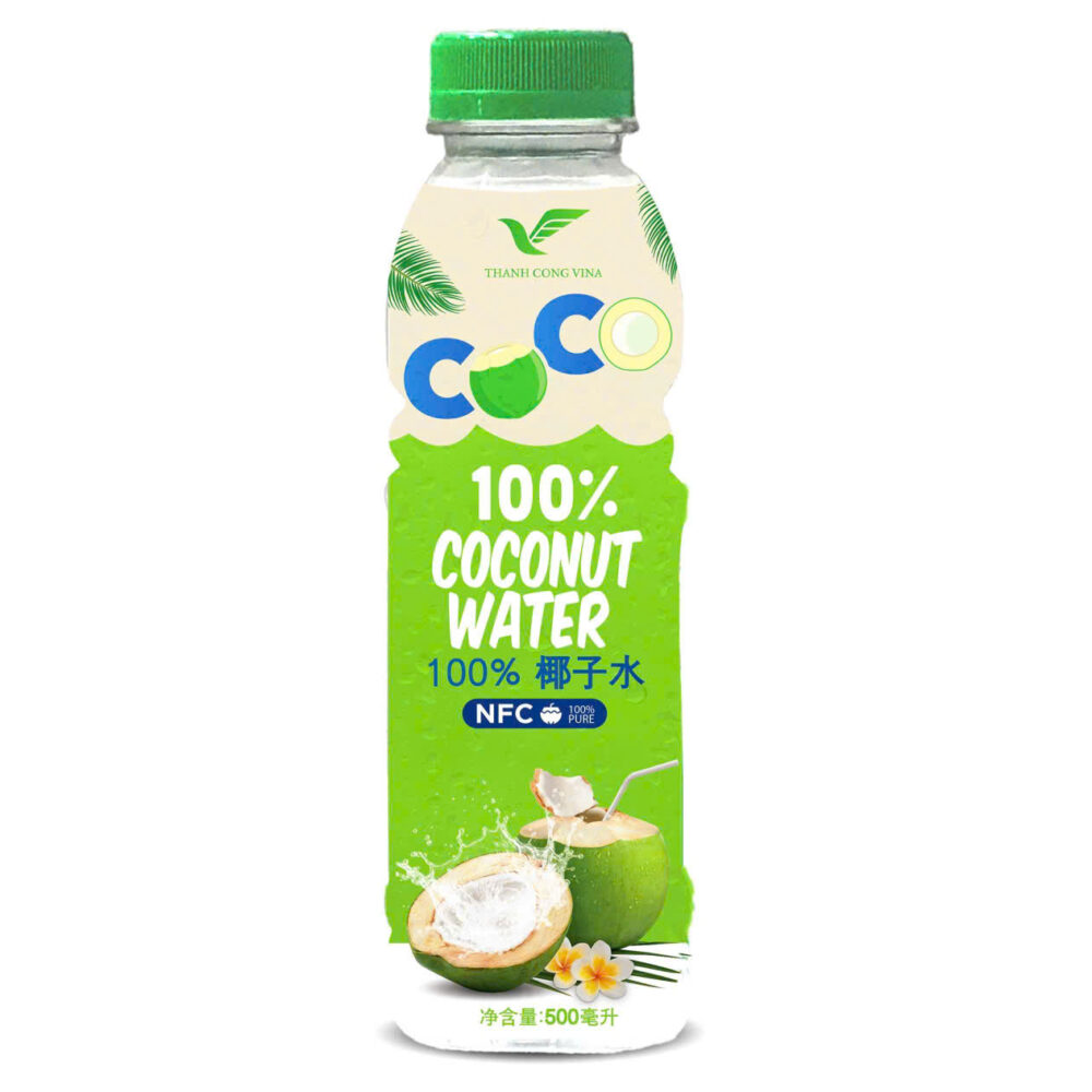 tcvn coconut water 500ml pet bottle