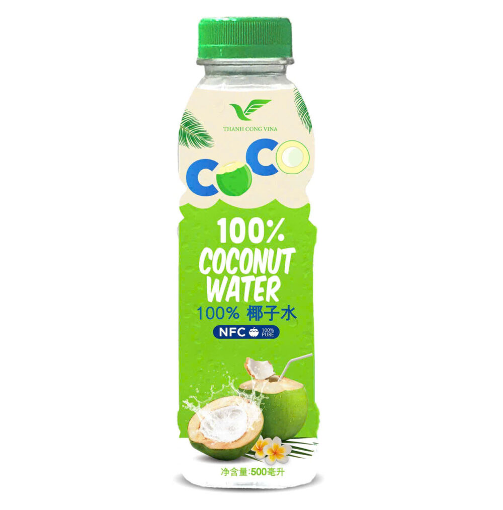 tcvn coconut water 500ml pet bottle