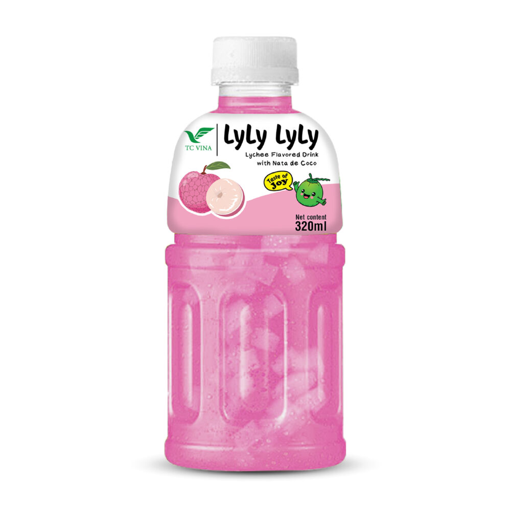 320ml TCVN Pet Bottle Nata De Coco Lychee Juice