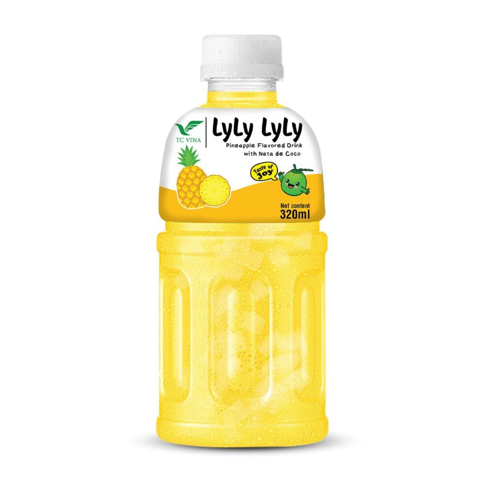 320ml TCVN Pet Bottle Nata De Coco Pineapple Juice