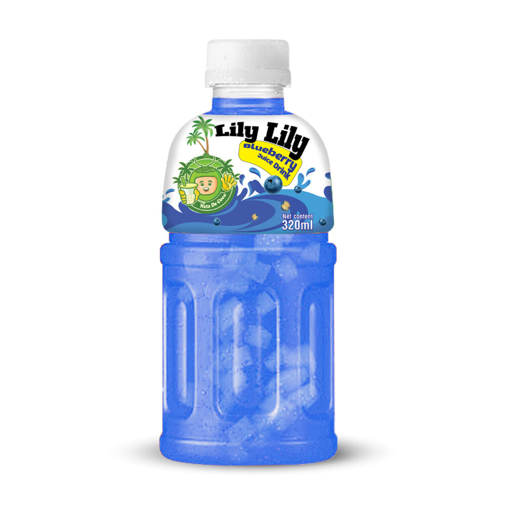 320ml TCVN Pet Bottle Blueberry Juice With Nata De Coco