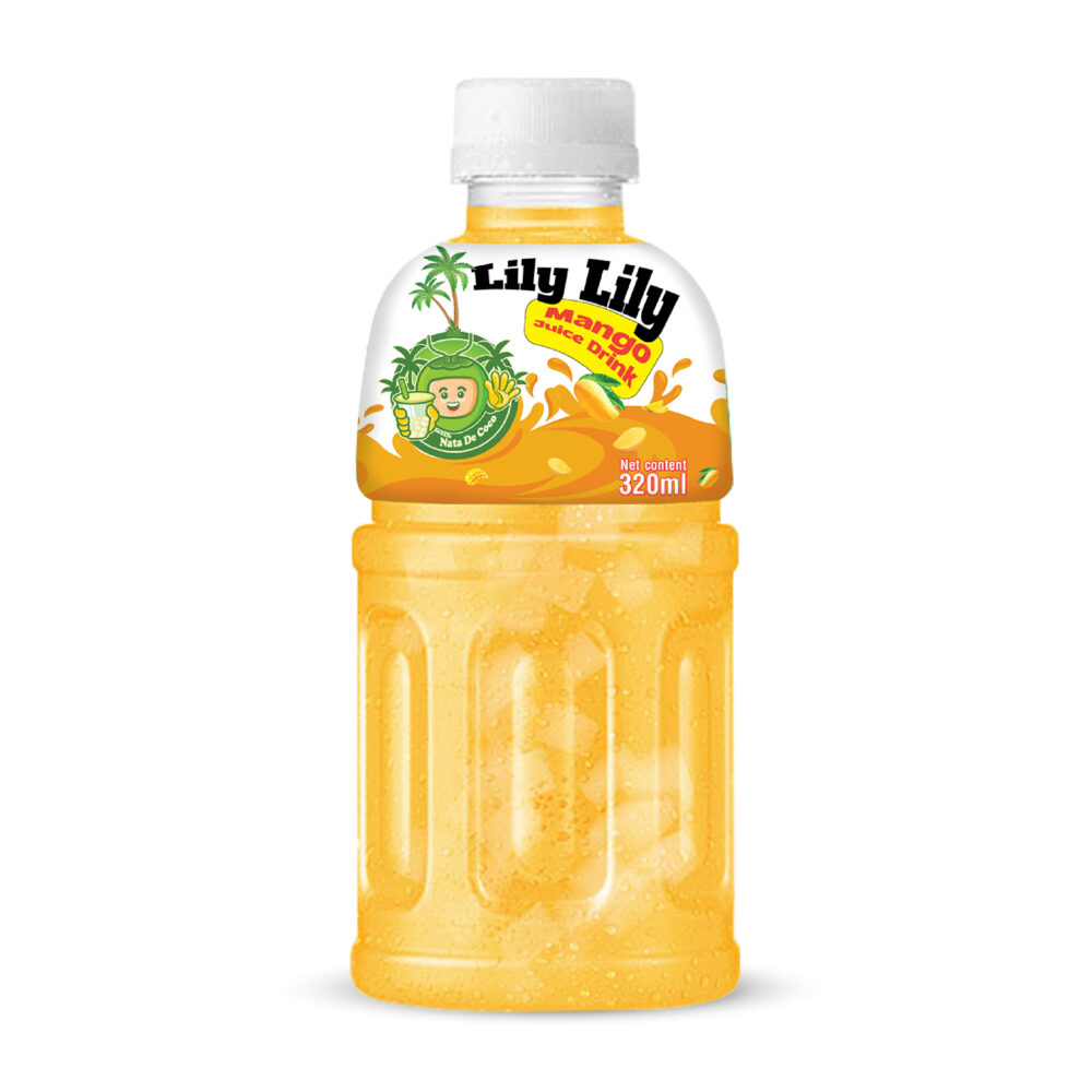 320ml TCVN Pet Bottle Mango Juice With Nata De Coco
