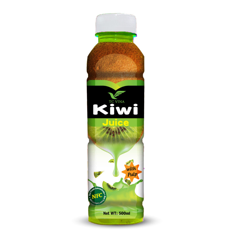 500ml TCVN Pet Bottle Kiwi Juice with Pulp NFC