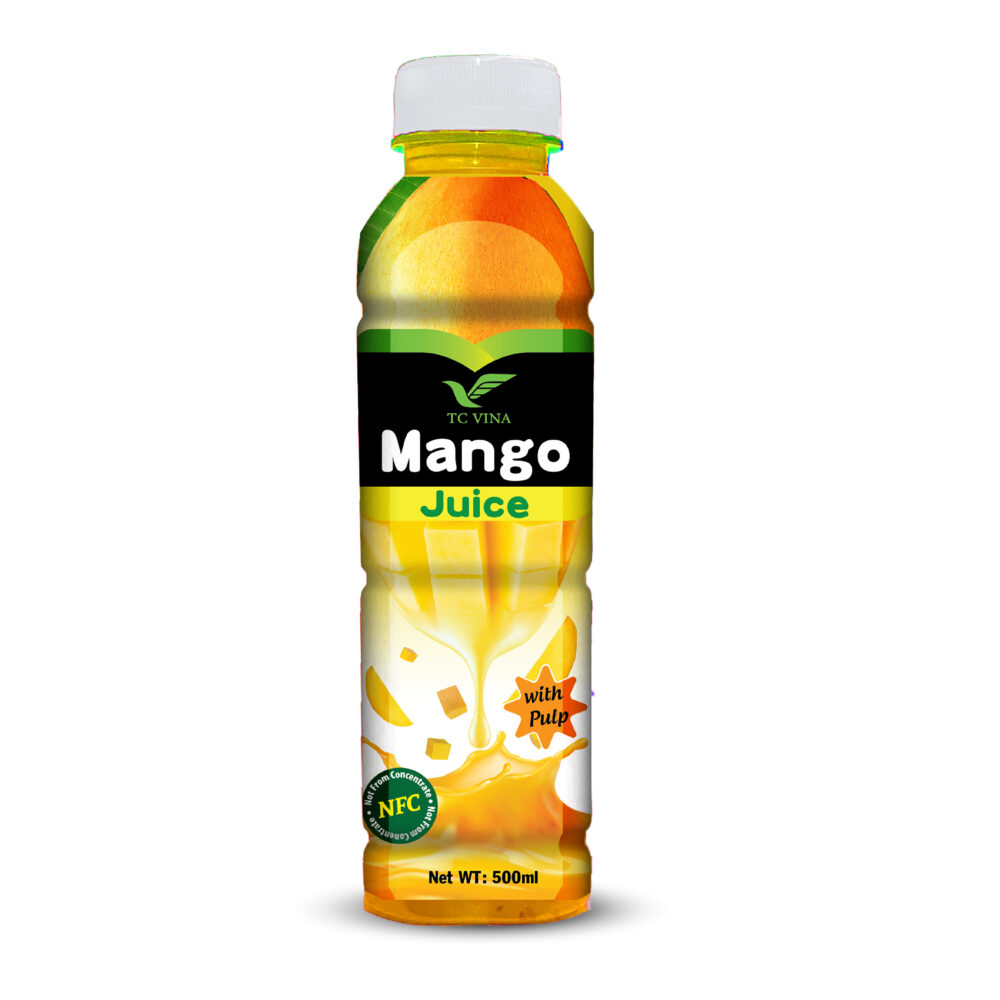 500ml TCVN Pet Bottle Mango Juice with Pulp NFC