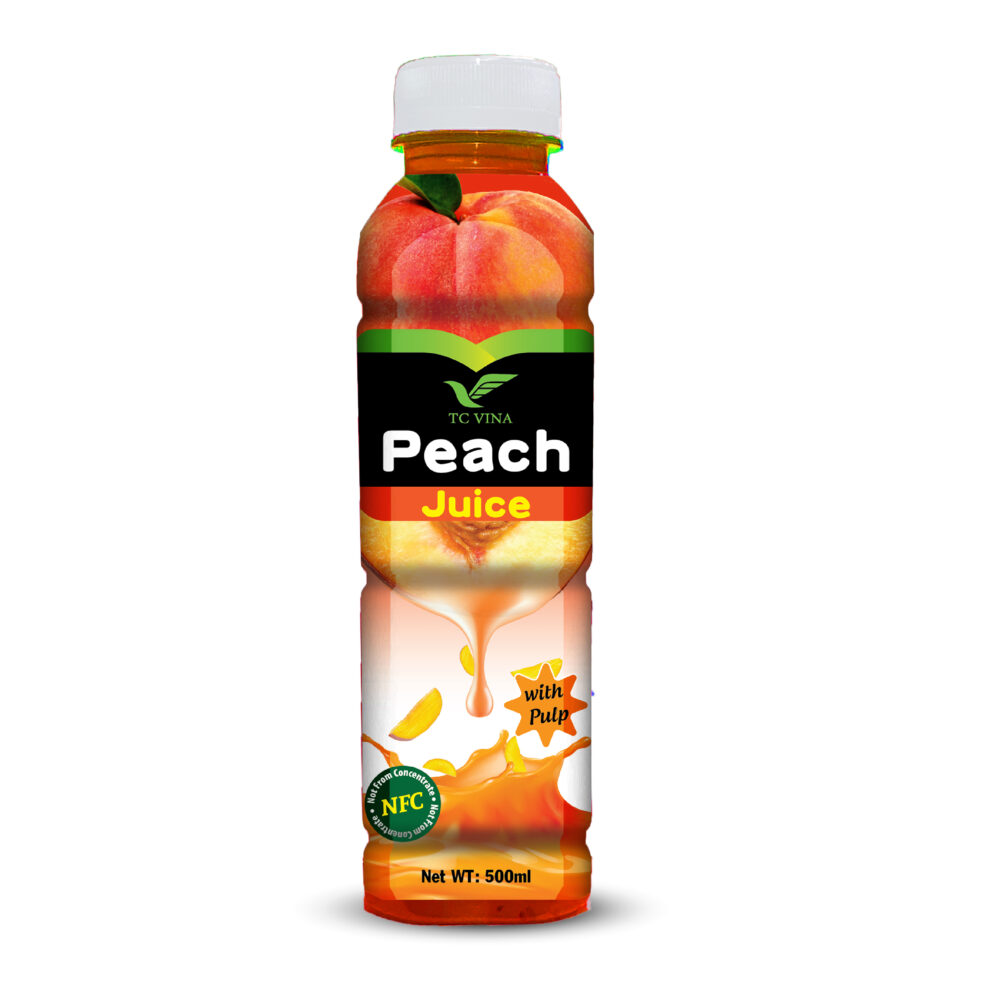 500ml TCVN Pet Bottle Peach Juice with Pulp NFC