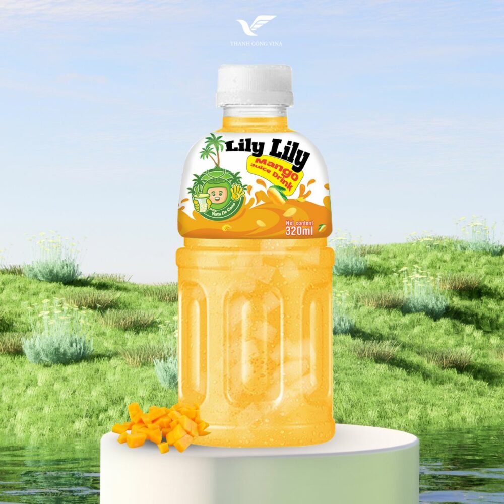 Mango Juice with Nata De Coco