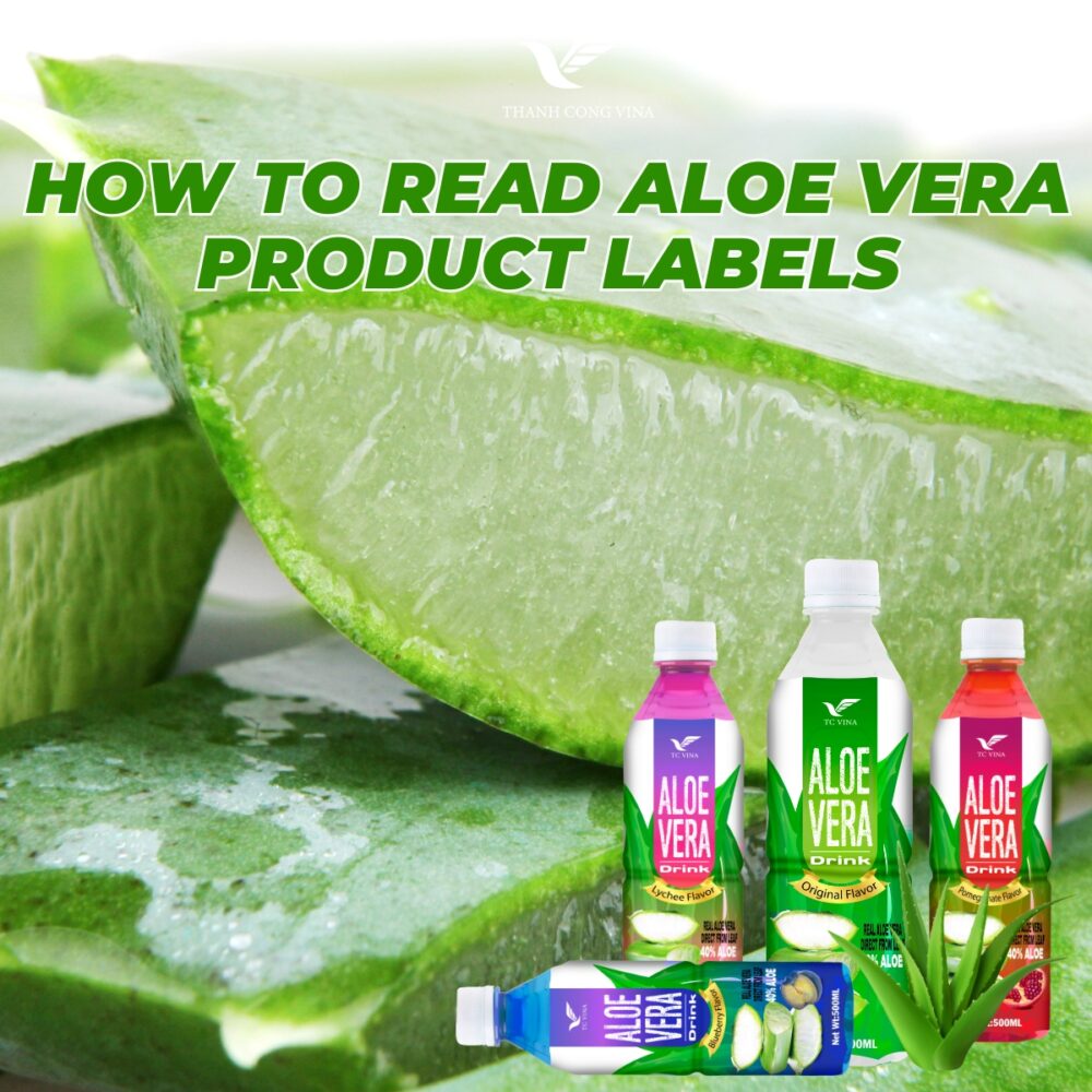 How to Read Aloe Vera Product Labels