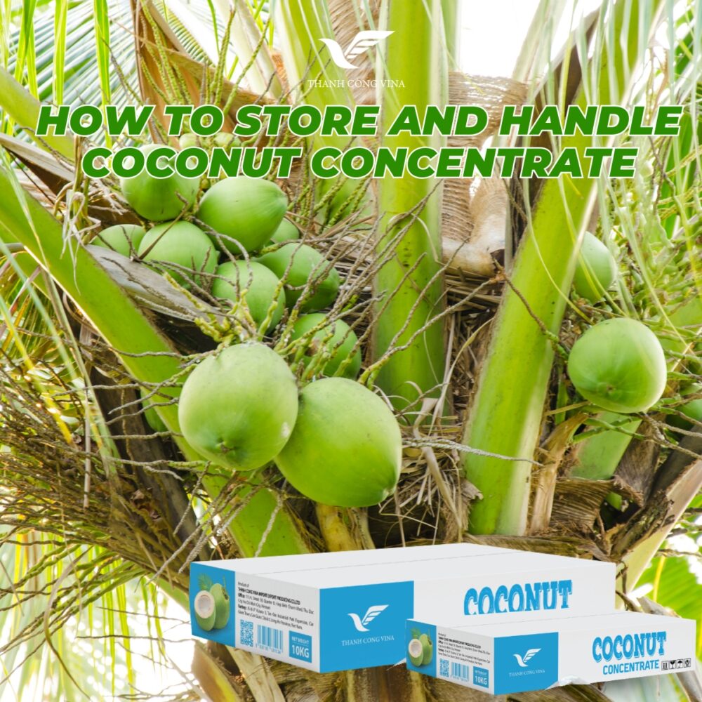 How to Store and Handle Coconut Concentrate