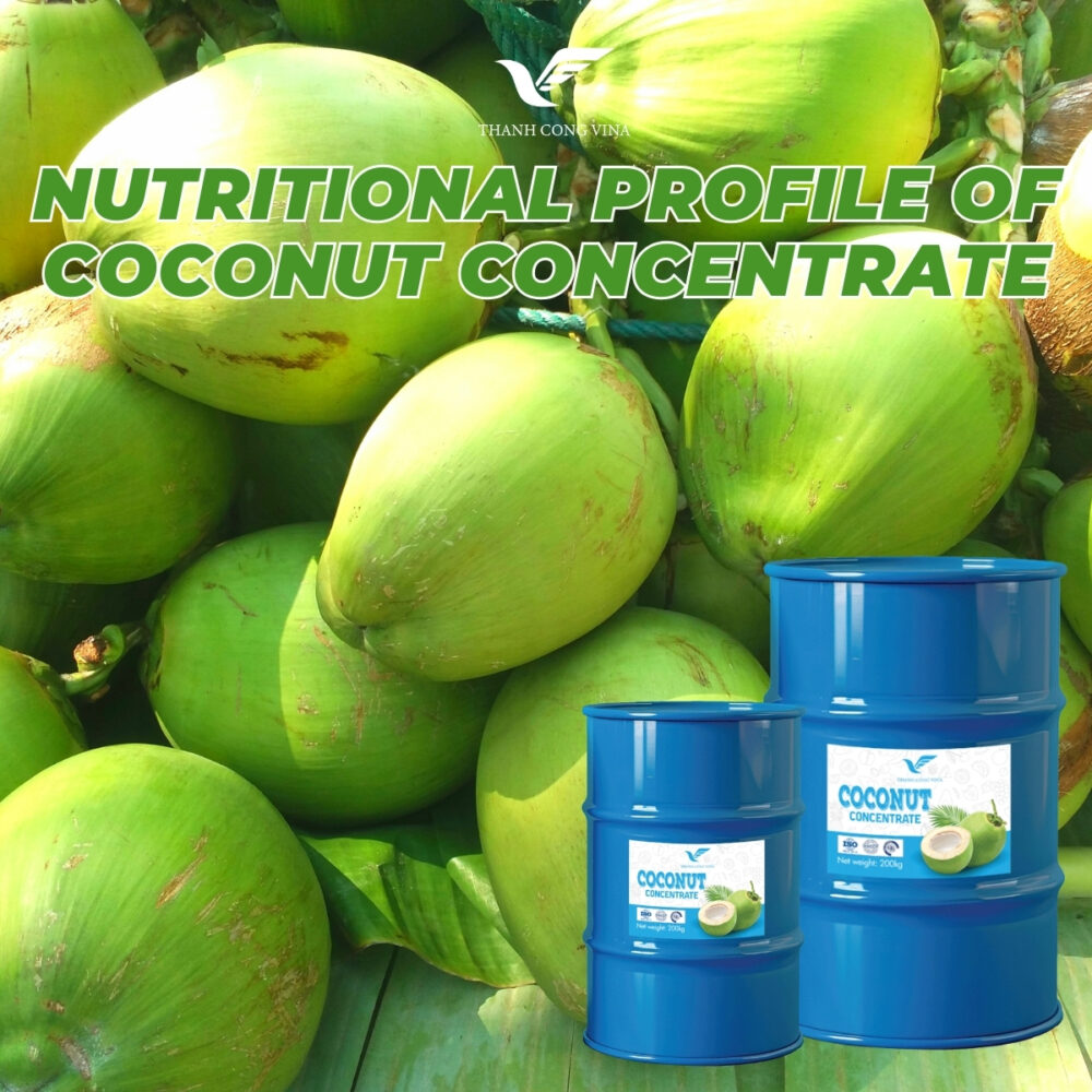 Nutritional Profile of Coconut Concentrate