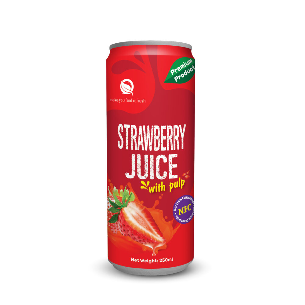 NFC 250ml TCVN Strawberry Juice with Pulp