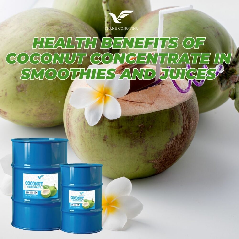 Health Benefits of Coconut Concentrate in Smoothies and Juices