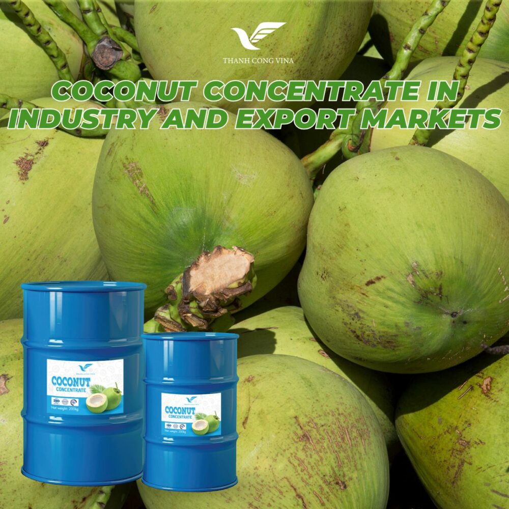 Coconut Concentrate in Industry and Export Markets