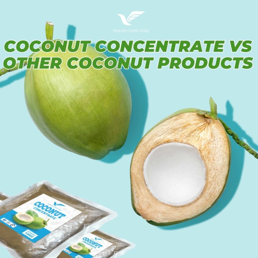 Coconut Concentrate vs Other Coconut Products