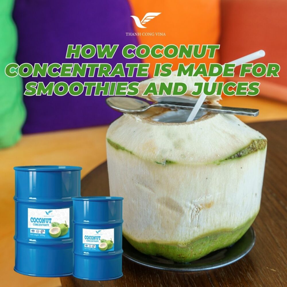 How Coconut Concentrate Is Made for Smoothies and Juices