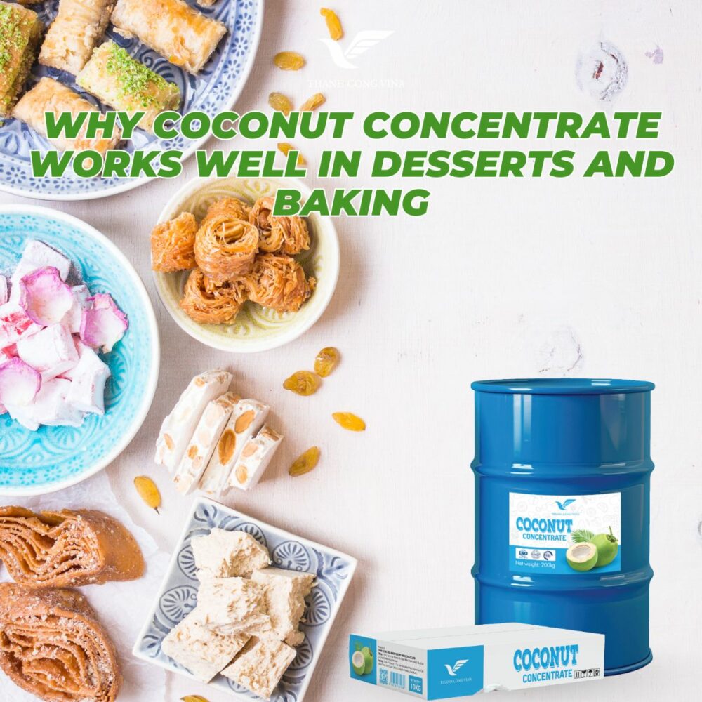 Why Coconut Concentrate Works Well in Desserts and Baking