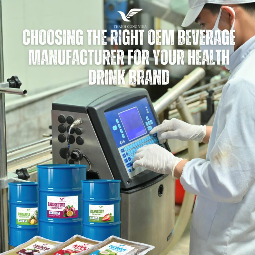 Choosing the Right OEM Beverage Manufacturer for Your Health Drink Brand