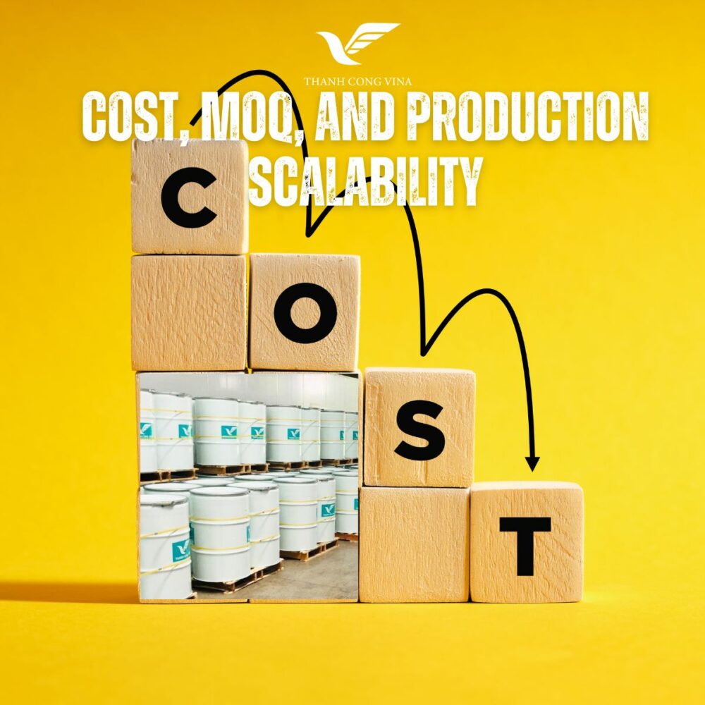 Cost, MOQ, and Production Scalability