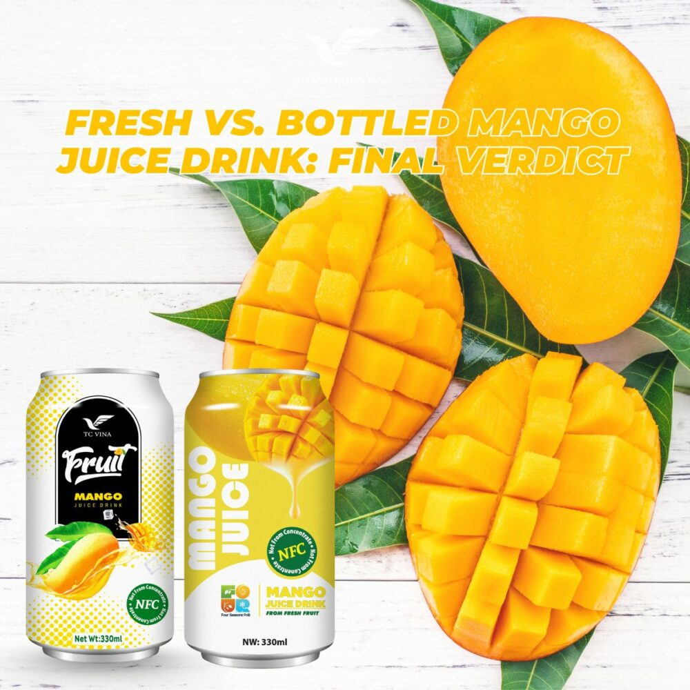Fresh vs. Bottled Mango Juice Drink: Final Verdict