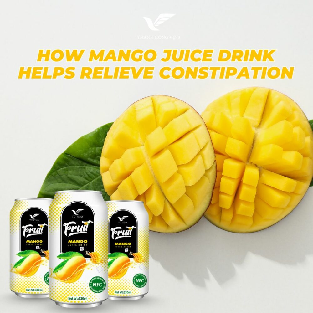 How Mango Juice Drink Helps Relieve Constipation