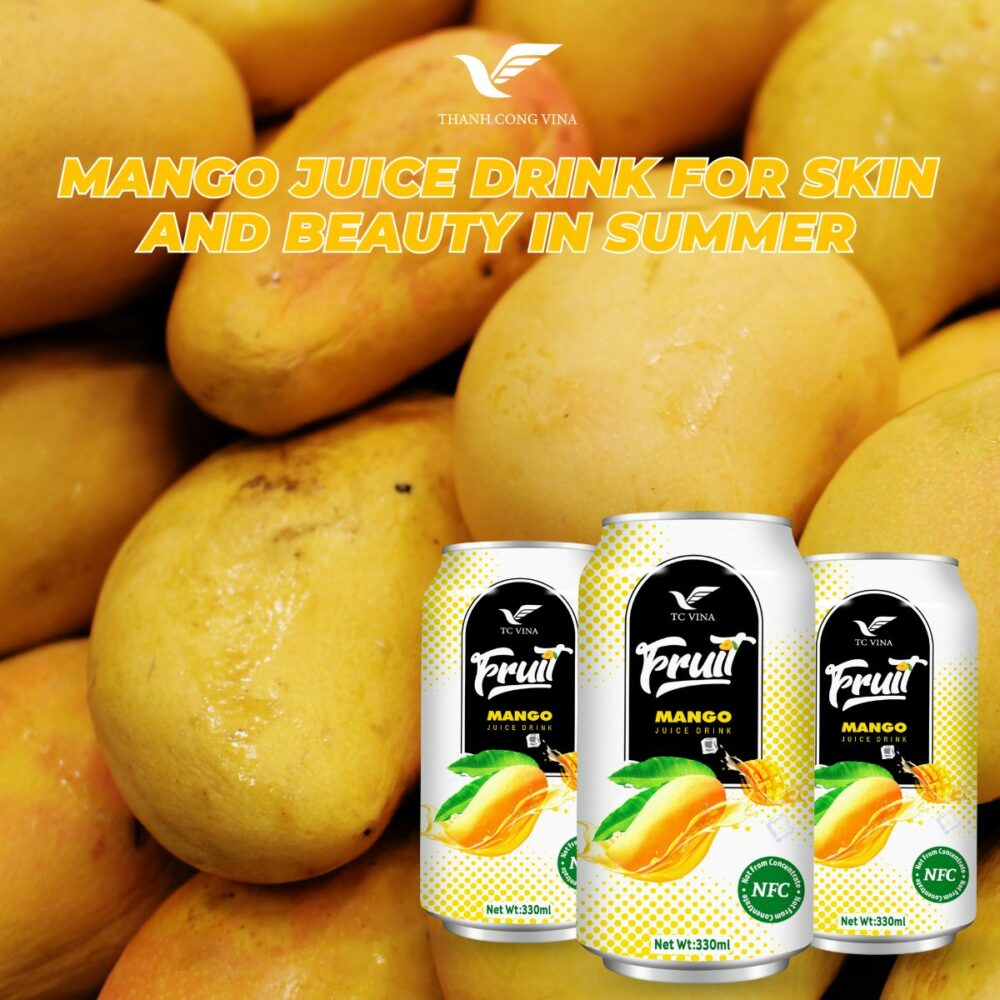 Mango Juice Drink for Skin and Beauty in Summer