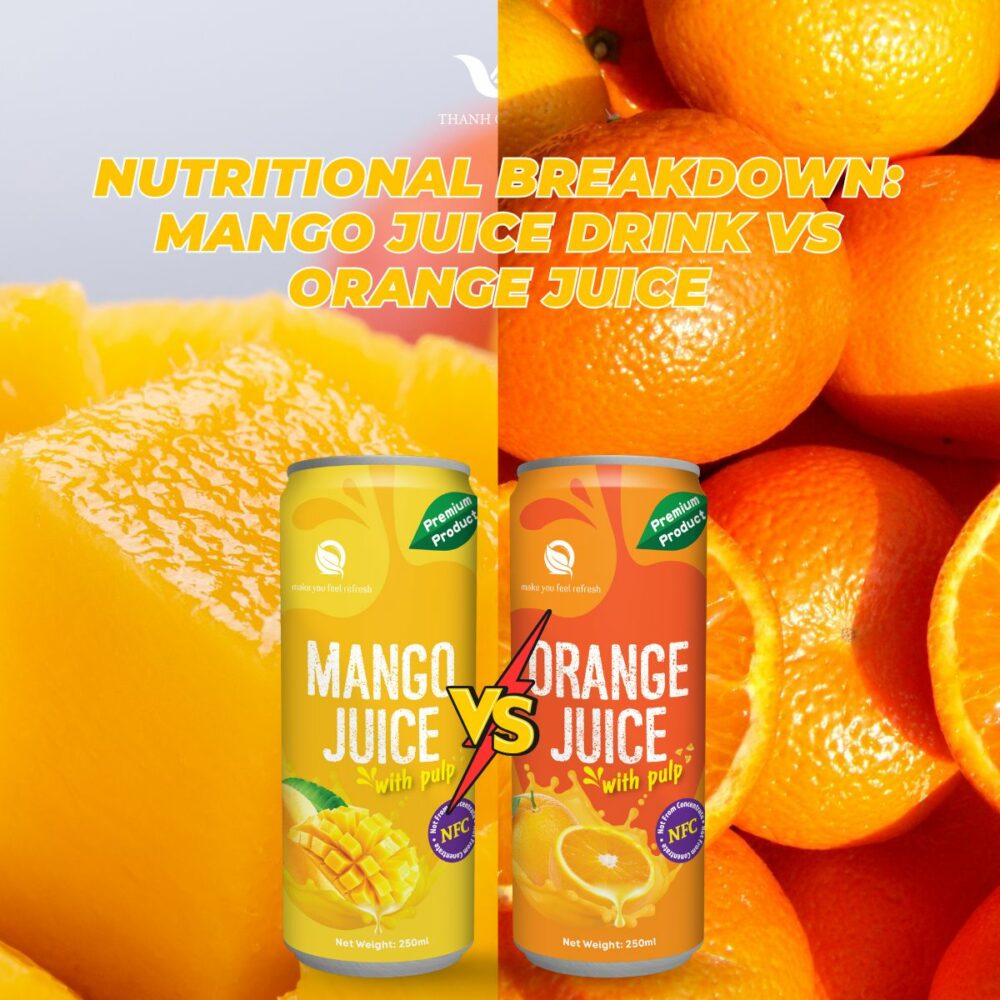 Nutritional Breakdown: Mango Juice Drink vs Orange Juice