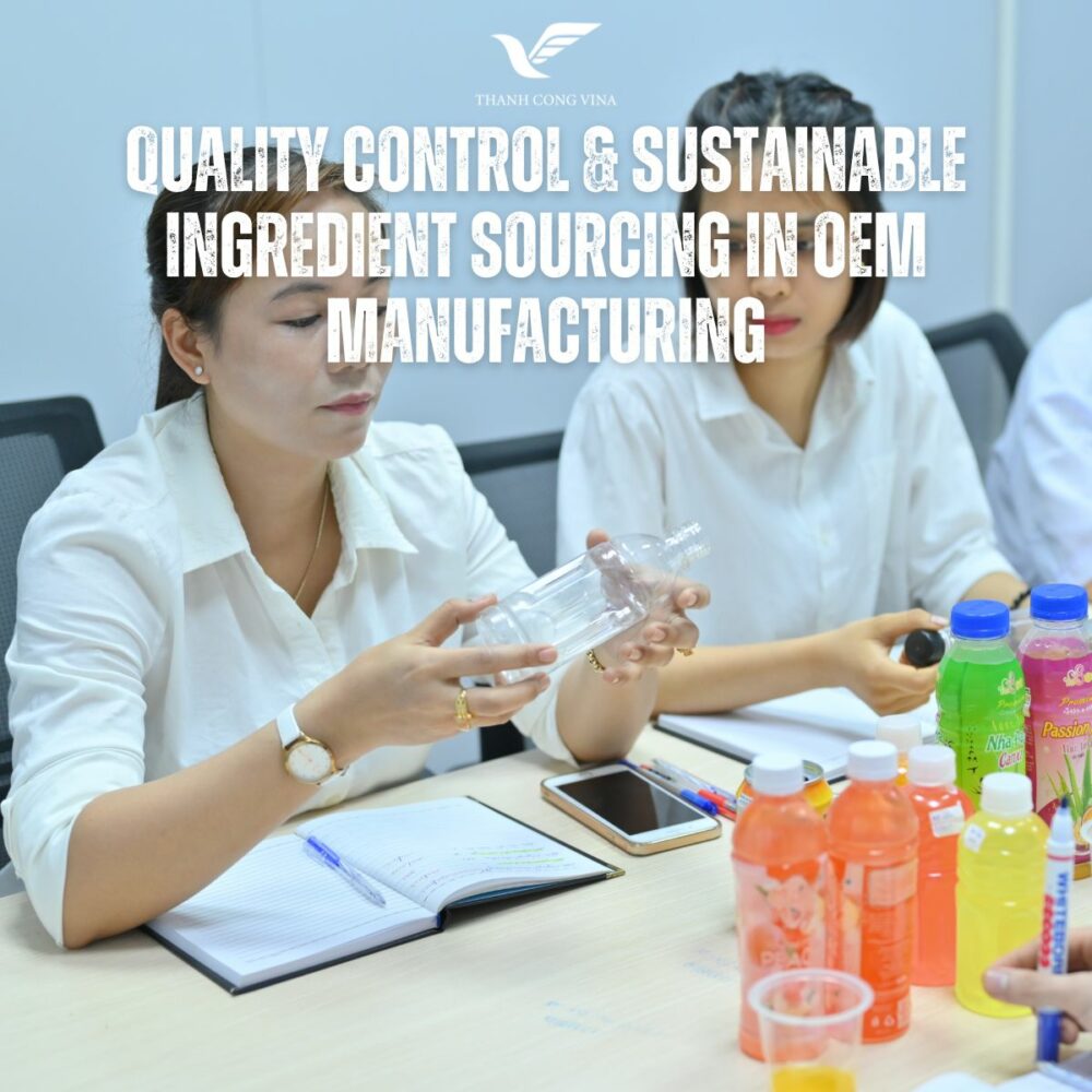 Quality Control & Sustainable Ingredient Sourcing in OEM Manufacturing