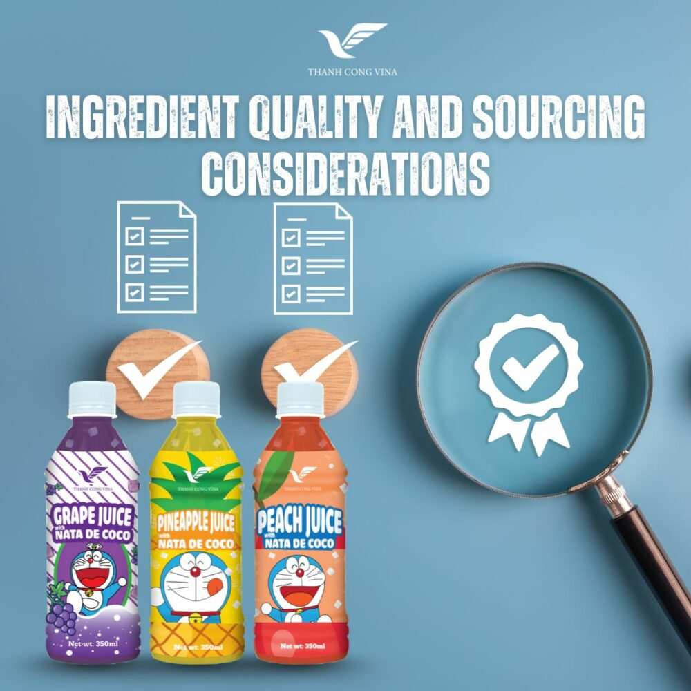 Ingredient Quality and Sourcing Considerations