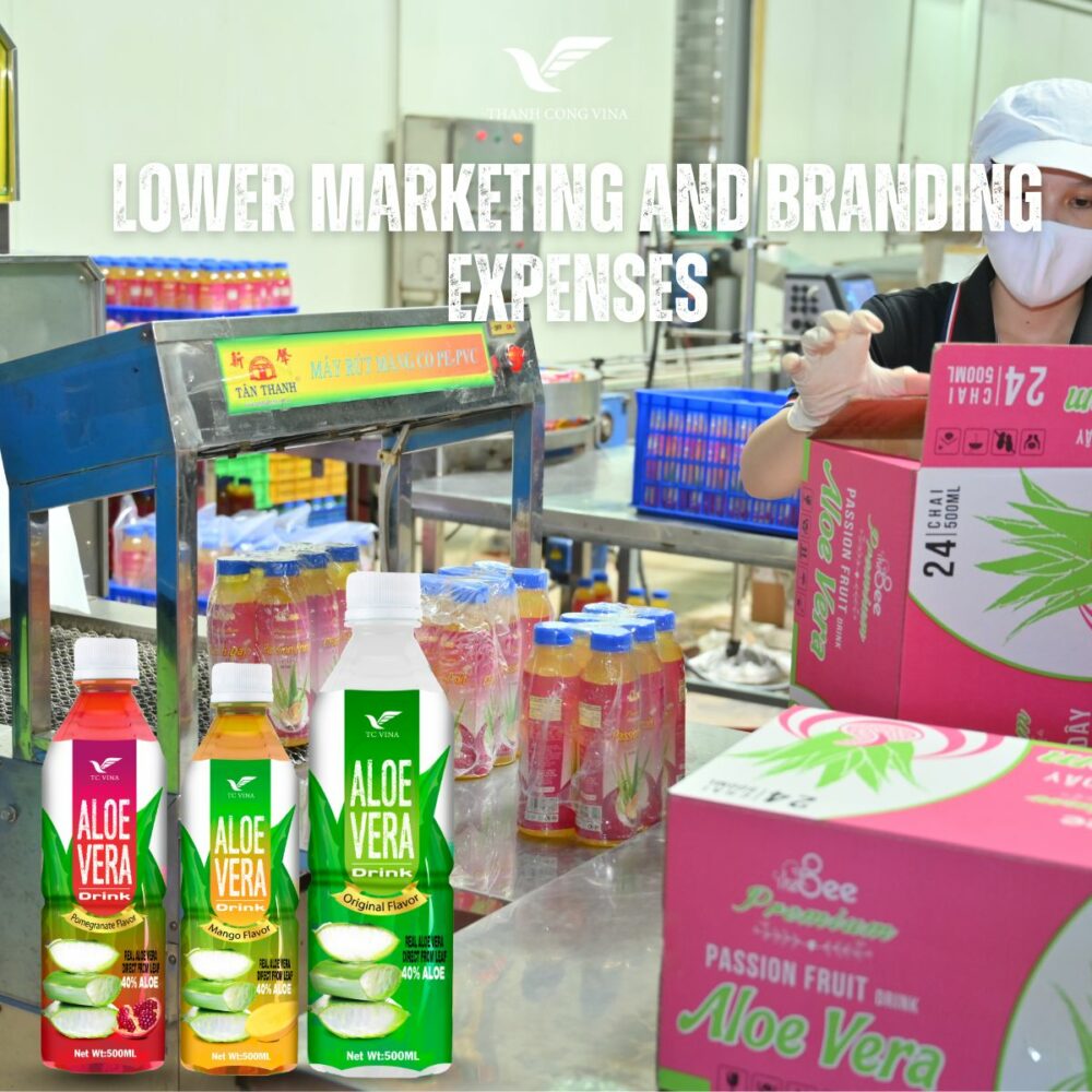 Lower Marketing and Branding Expenses