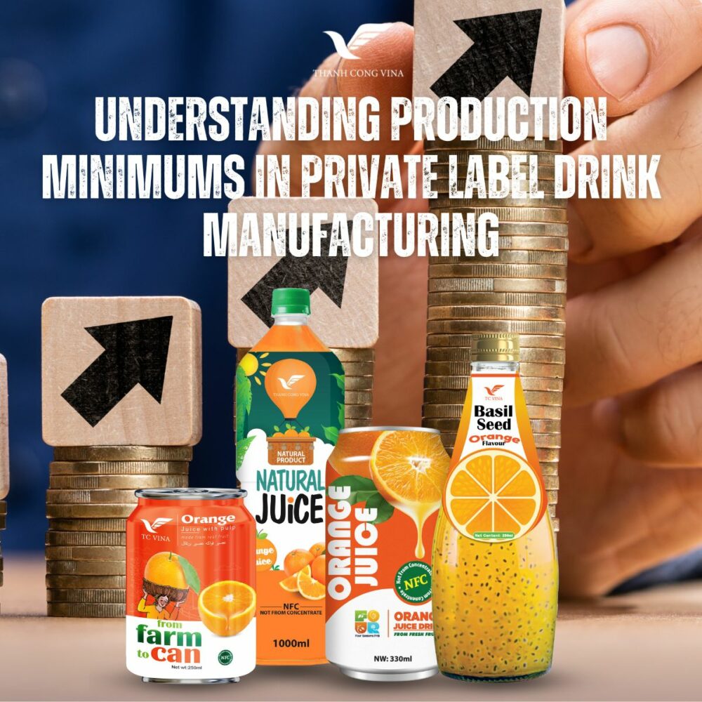 Understanding Production Minimums in Private Label Drink Manufacturing