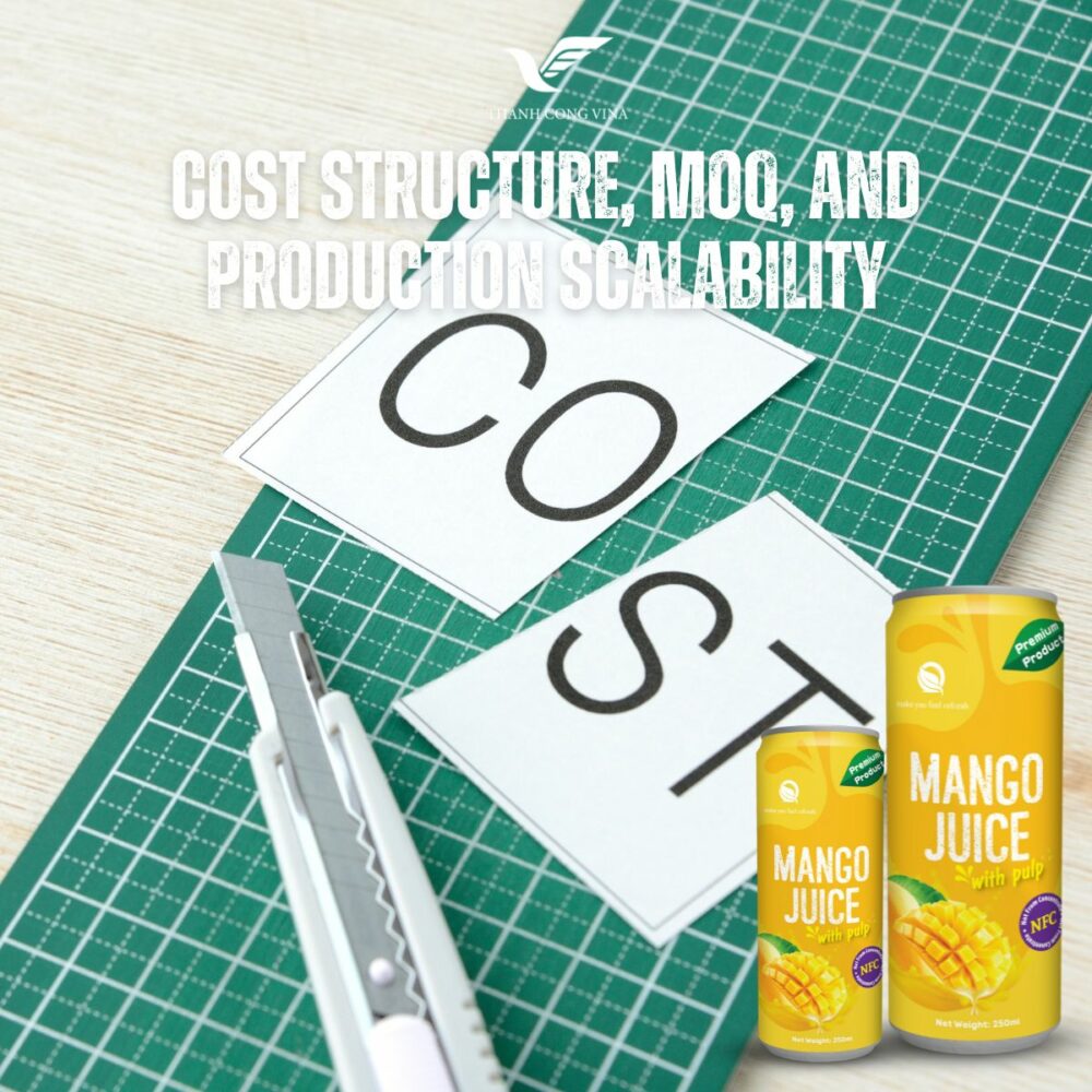 Cost Structure, MOQ, and Production Scalability