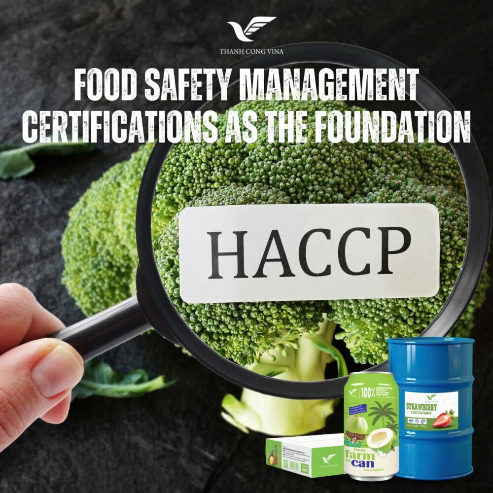 Food Safety Management Certifications as the Foundation