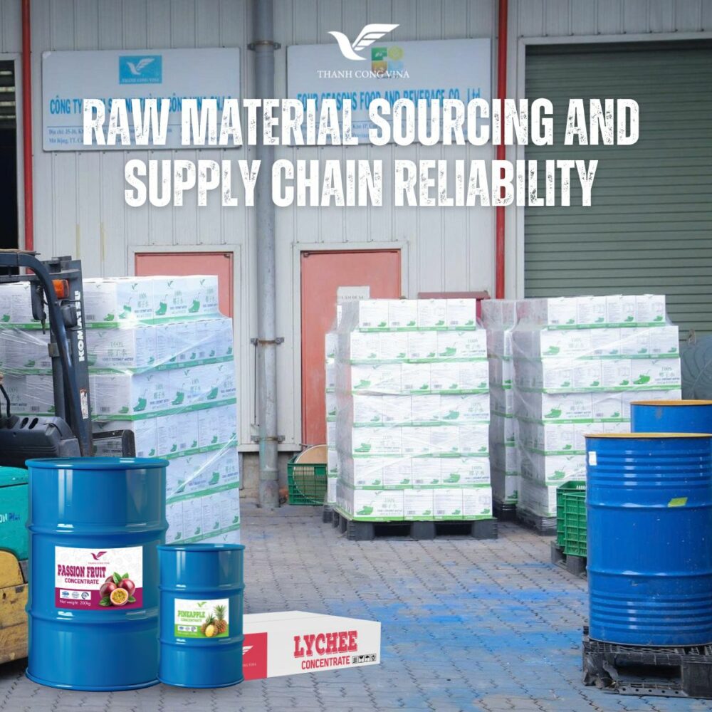 Raw Material Sourcing and Supply Chain Reliability