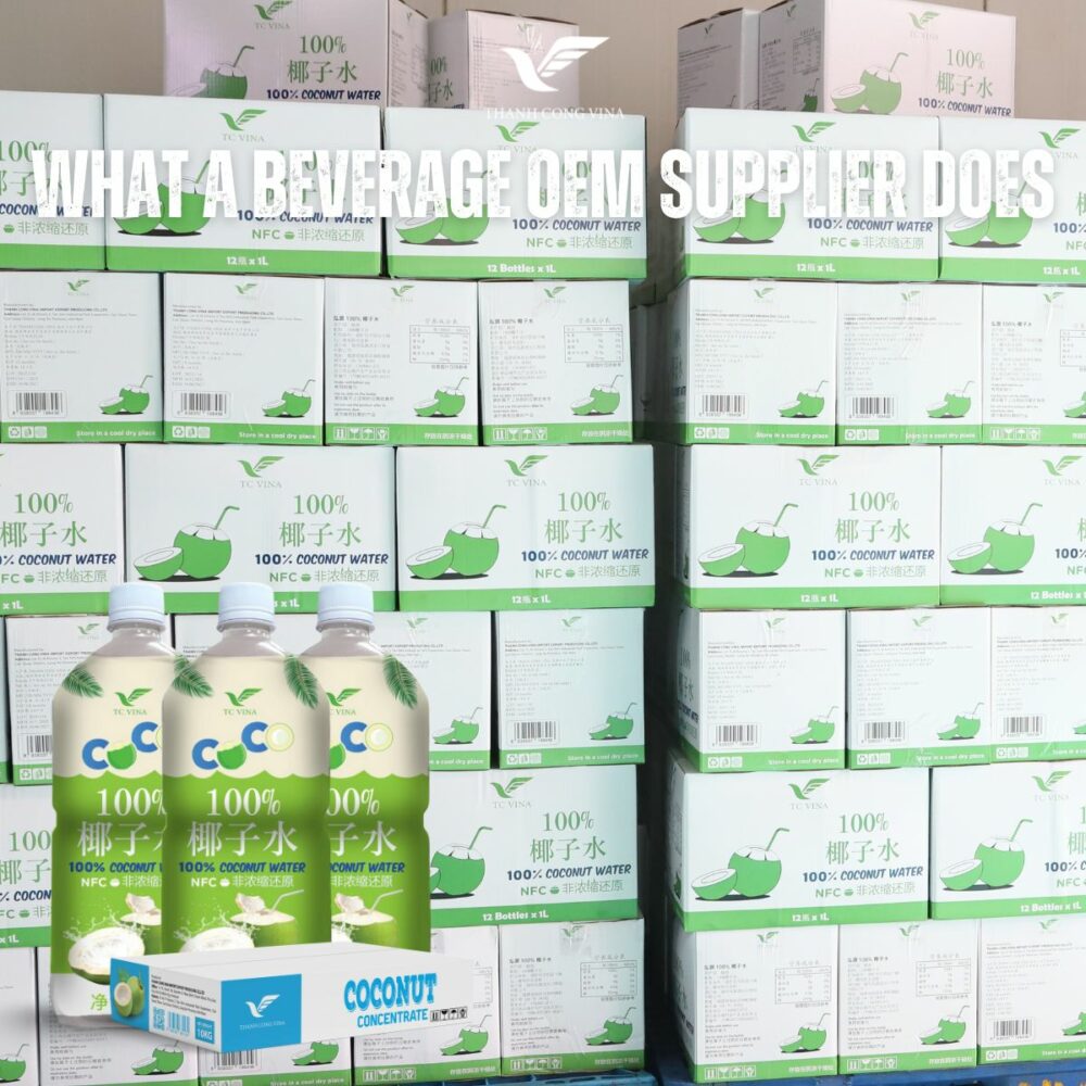 What a Beverage OEM Supplier Does