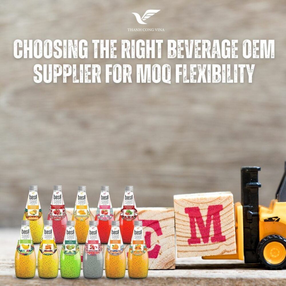 Choosing the Right Beverage OEM Supplier for MOQ Flexibility