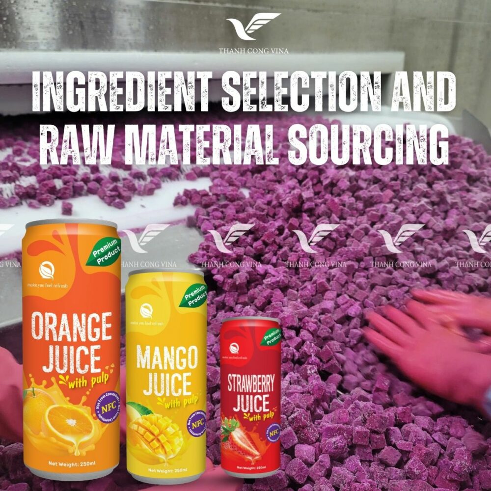 Ingredient Selection and Raw Material Sourcing