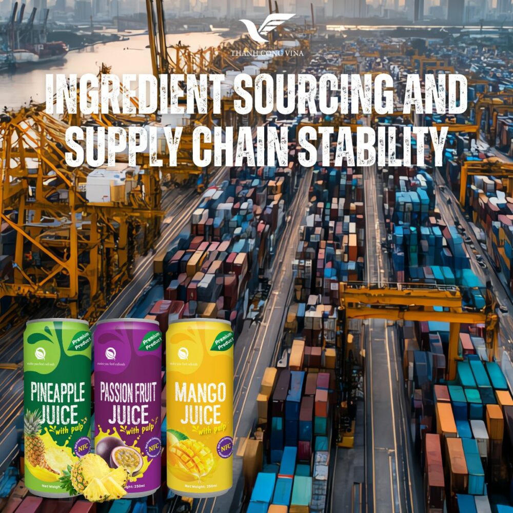 Ingredient Sourcing and Supply Chain Stability