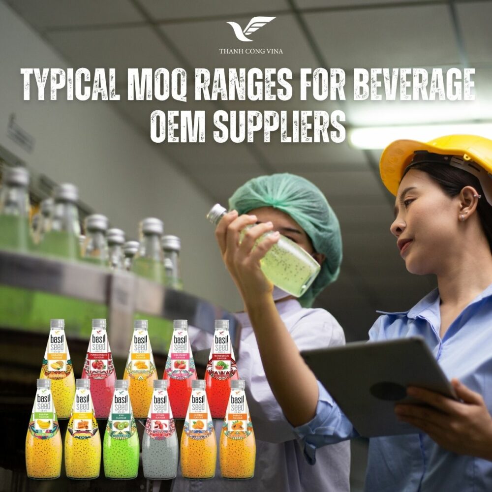 Typical MOQ Ranges for Beverage OEM Suppliers