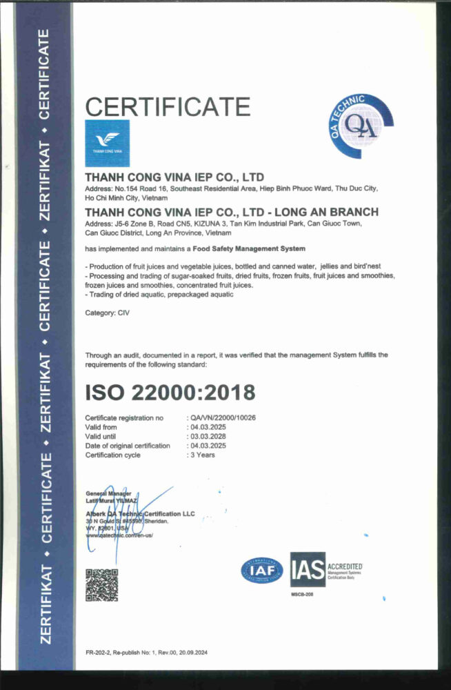 ISO 22000: The Foundation of Food Safety Management