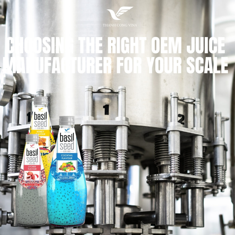 Choosing the Right OEM Juice Manufacturer for Your Scale