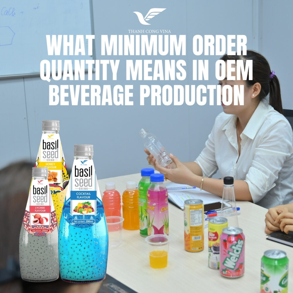 What Minimum Order Quantity Means in OEM Beverage Production