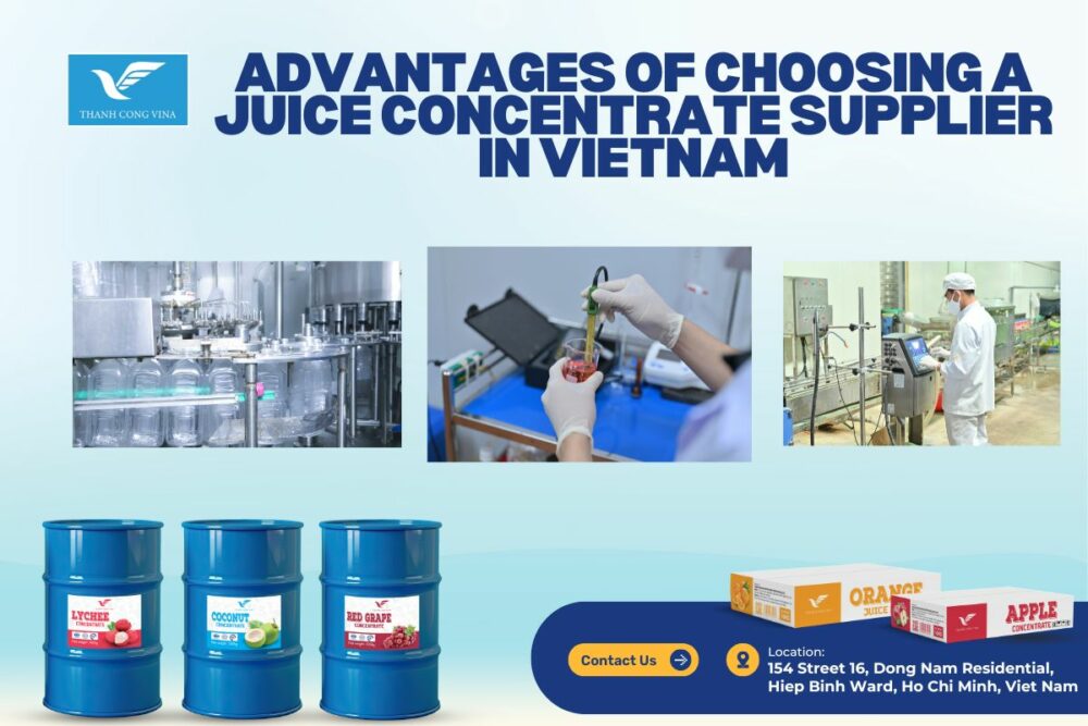 Advantages of Choosing a Juice Concentrate Supplier in Vietnam