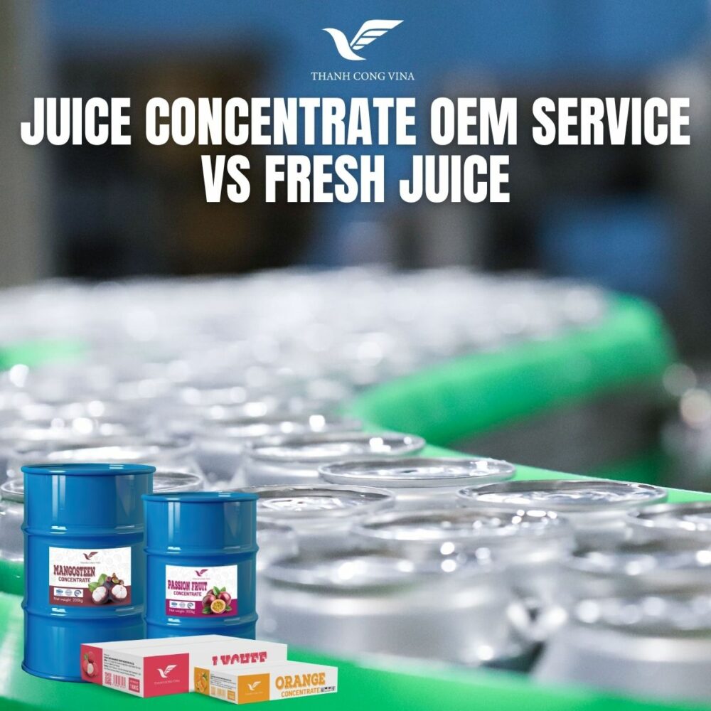 Cost Comparison: Juice Concentrate OEM Service vs Fresh Juice