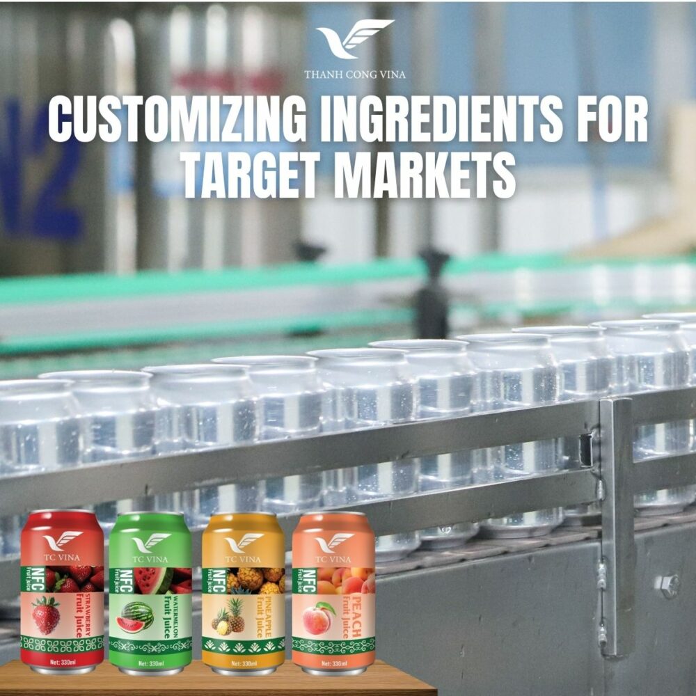 Customizing Ingredients for Target Markets