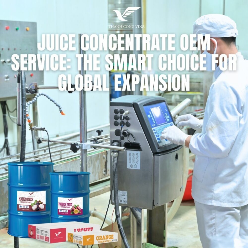 Juice Concentrate OEM Service as a Scalable Business Solution