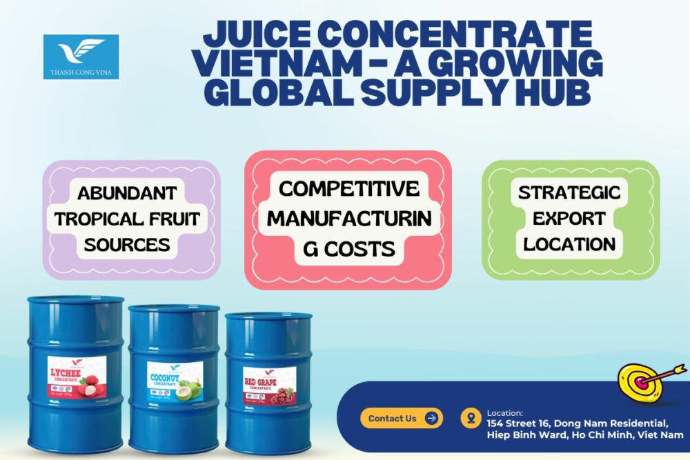 Juice Concentrate Vietnam – A Growing Global Supply Hub