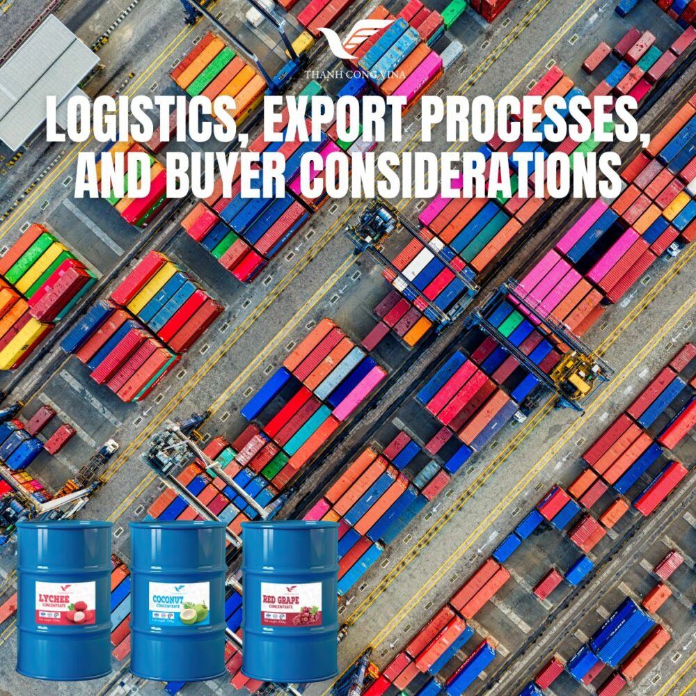Logistics, Export Processes, and Buyer Considerations