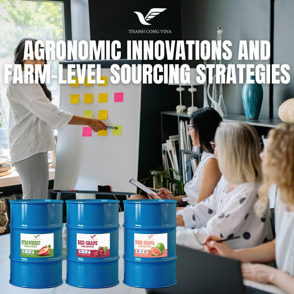 Agronomic Innovations and Farm-Level Sourcing Strategies